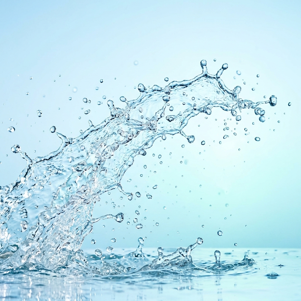 Pure splashing water background